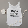 Load image into Gallery viewer, Cut Out Design Mama of Mr. Onederful Woman's Tank Top