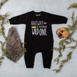 Load image into Gallery viewer, "Halfway to Becoming Wild One" 1/2 Birthday Long Sleeve Romper