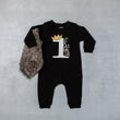 Load image into Gallery viewer, Long Sleeve Wild Rumpus First Birthday Romper