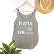 Load image into Gallery viewer, Cut Out Design Mama of Mr. Onederful Woman's Tank Top