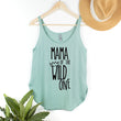 Load image into Gallery viewer, Cut Out Design Mama of the Wild One Woman's Tank Top