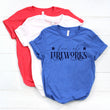 Load image into Gallery viewer, "Fan of Fireworks" July 4th T-Shirt