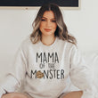 Load image into Gallery viewer, "Mama, Dad of the Monster"  Cookie Themed Custom Parent Sweatshirt