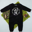 Load image into Gallery viewer, Long Sleeve Wild One Circle First Birthday Romper