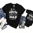 Load image into Gallery viewer, "Mama Loves To Nap & Naps Are For Quitters" Mommy & Me Tees