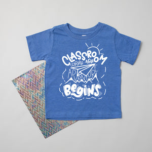 "Classroom Where the Adventure Begins" Back to School T-Shirt