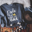 Load image into Gallery viewer, "Mama, Dad of the Notorious One"  Hip Hop Themed Custom Parent Sweatshirt