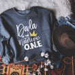 Load image into Gallery viewer, "Mama, Dad of the Notorious One"  Hip Hop Themed Custom Parent Sweatshirt, Dada - VIP