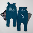Load image into Gallery viewer, "Half" Slim Fit Sleeveless 1/2 Birthday Romper