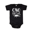 Load image into Gallery viewer, "One Year Has Flown By" Airplane Personalized 1st Birthday T-shirt/Bodysuit