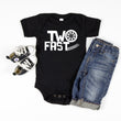 Load image into Gallery viewer, "Two Fast" Racecar Themed 2nd Birthday T-shirt/Bodysuit