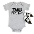 Load image into Gallery viewer, "Two Fast" Racecar Themed 2nd Birthday T-shirt/Bodysuit
