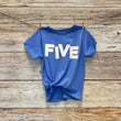 Load image into Gallery viewer, FIVE Fifth Birthday T-Shirt