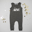 Load image into Gallery viewer, "One" Airplane Slim Fit First Birthday Romper