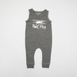 Load image into Gallery viewer, "Two Fly" Airplane Slim Fit First Birthday Romper