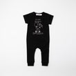 Load image into Gallery viewer, Black "It's My Beary First Birthday" Slim Fit 1st Birthday Romper