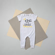 Load image into Gallery viewer, Black "King of the Jungle" Jungle Slim Fit First Birthday Romper