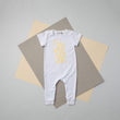 Load image into Gallery viewer, "Wild One" Slim Fit First Birthday Romper with Gold Writing