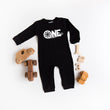 Load image into Gallery viewer, "One" Racecar Themed 1st Birthday Long Sleeve Romper