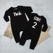 Load image into Gallery viewer, "Two" Airplane Themed Long Sleeve Romper
