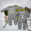 Load image into Gallery viewer, "King of the Jungle" Wild Themed Long Sleeve Romper