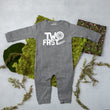 Load image into Gallery viewer, "Two Fast" Racecar Themed Long Sleeve Romper