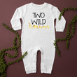 Load image into Gallery viewer, "Two Wild" Jungle Themed Long Sleeve Romper