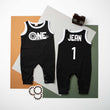 Load image into Gallery viewer, "One" Racecar Themed First Birthday Personalized Ringed Romper