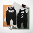 Load image into Gallery viewer, "Two" Racecar Themed Ringed Romper