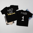 Load image into Gallery viewer, "Wild One" Jungle Themed 1st Birthday T-shirt/Bodysuit
