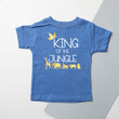 Load image into Gallery viewer, "King of the Jungle" 1st BirthdayThemed Birthday T-shirt/Bodysuit