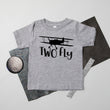 Load image into Gallery viewer, "Two Fly" Airplane Themed 2nd Birthday Personalized T-shirt/Bodysuit