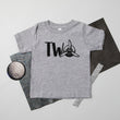 Load image into Gallery viewer, "Two" Airplane Themed Second Birthday T-shirt/Bodysuit