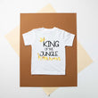 Load image into Gallery viewer, "King of the Jungle" 1st BirthdayThemed Birthday T-shirt/Bodysuit