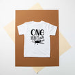 Load image into Gallery viewer, "One Year Has Flown By" Airplane Personalized 1st Birthday T-shirt/Bodysuit