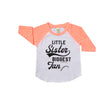 Load image into Gallery viewer, Little Brother or Sister "Biggest Fan" Baseball Raglan