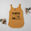 Load image into Gallery viewer, Cut Out Design Mama of Mr. Onederful Woman's Tank Top