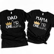 Load image into Gallery viewer, "Mom, Dad of Mr. Onederful" Custom 1st Birthday Family Shirts