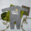 Load image into Gallery viewer, "Notorious One" Hip Hop 1st Birthday Personalized Long Sleeve Romper