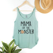 Load image into Gallery viewer, "Mama of the Monster" Cookie 1st Birthday Themed Women's Tank Top