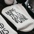 Load image into Gallery viewer, "If You Can Read This...Bring Me a Glass of Wine" Women's Novelty Socks
