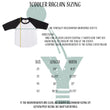 Load image into Gallery viewer, "Five" Red Design 5th Birthday Baseball Raglan