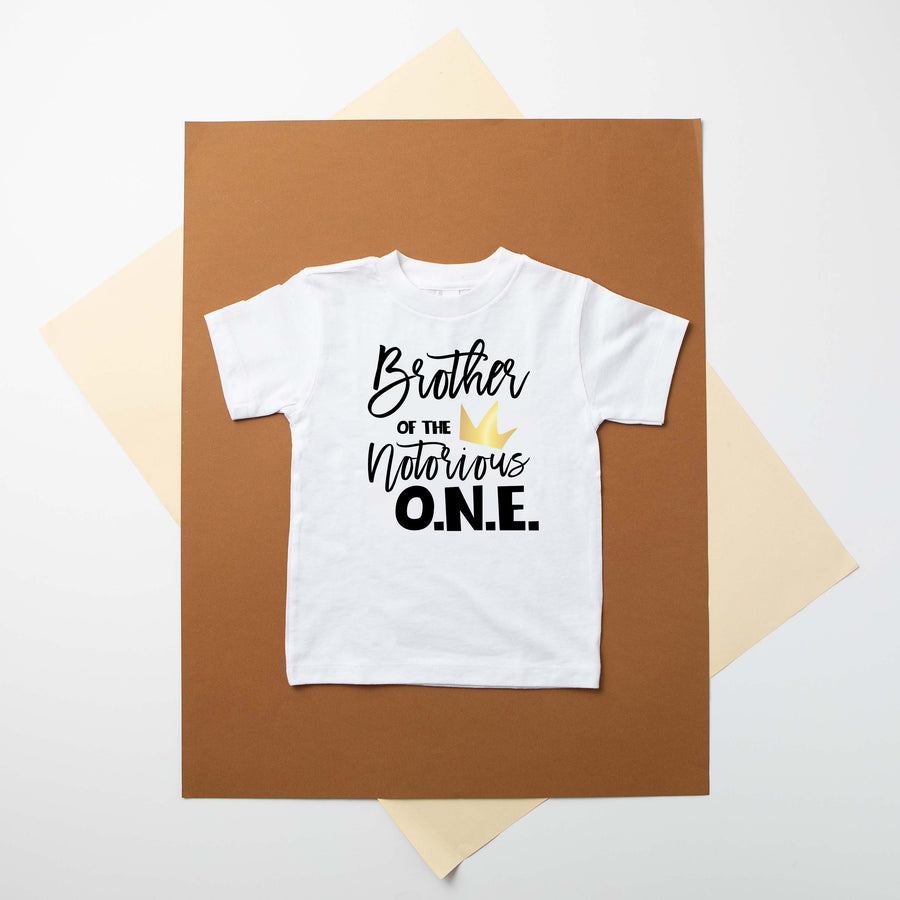 Sibling of the Notorious One 1st Birthday Toddler-Youth Shirts