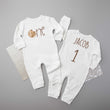 Load image into Gallery viewer, Long Sleeve Cookie First Birthday Romper