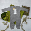 Load image into Gallery viewer, Long Sleeve Wild Rumpus First Birthday Romper
