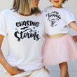 Load image into Gallery viewer, "Storm Chaser & Little Tornado" Mommy & Me Matching Tees