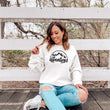 Load image into Gallery viewer, Great Adventures Camp Sweatshirt. Summer Adventure Graphic Tee. Vacation Shirt For Women. Family Camper Gift. Camping Crew. Campers Gift.