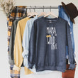 Load image into Gallery viewer, "Mama, Dad of the Wild One"  Custom Parent Sweatshirt