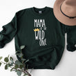 Load image into Gallery viewer, "Mama, Dad of the Wild One"  Custom Parent Sweatshirt