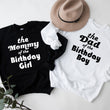 Load image into Gallery viewer, "Mom, Dad of the Birthday Boy" Parent Sweatshirt